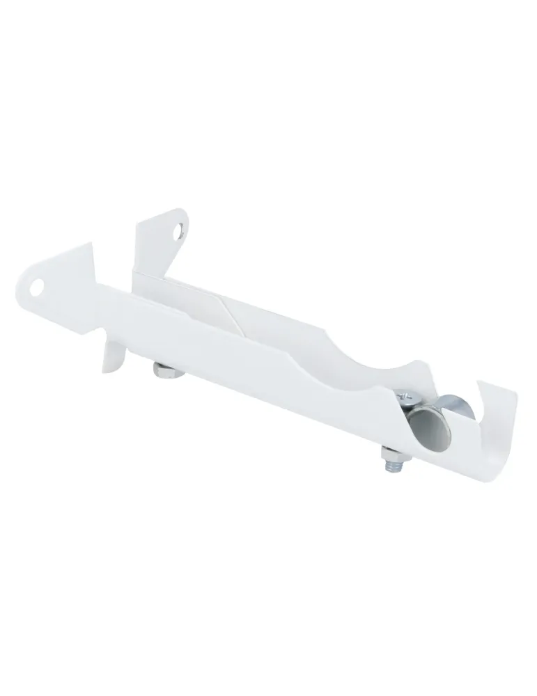 Soporte extensible 33 - 120-132 x 68 mm - Acero - Blanco