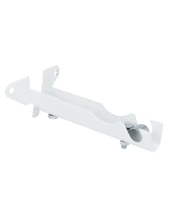 Soporte extensible 33 - 120-132 x 68 mm - Acero - Blanco