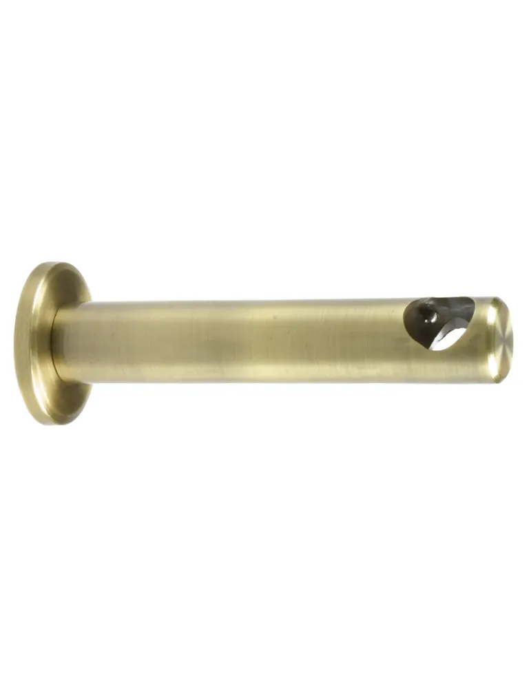 Soporte frente 831 - Ø20 x 140 mm - Acero - Cuero