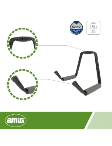Soporte multiuso 776 - 300 x 220 x 250 mm - Acero - Negro