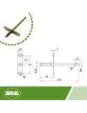 Soporte oculto Mod. 20