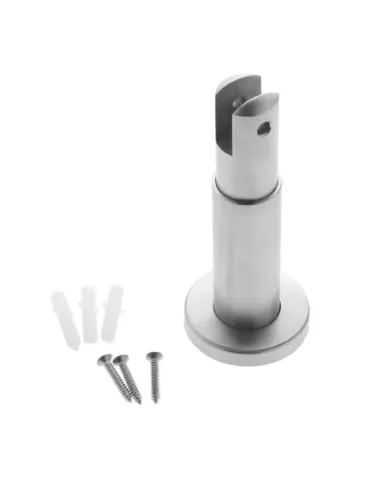 Soporte pie 110 - 100/200 x 33 x 61 mm - Acero inoxidable 18/8 - Mate
