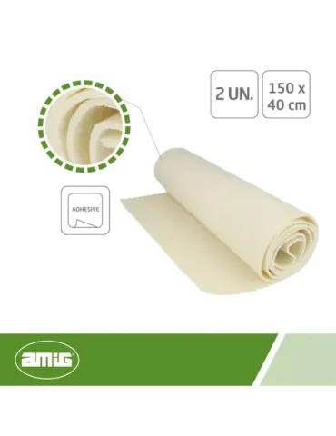 Aislante caja de persiana 1 - 2 Rollos (150 x 40 cm) - Espuma polietileno - Blanco 2