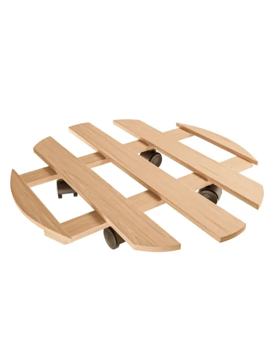 Soporte rodante 2620 - Ø35 cm - Pino - Natural