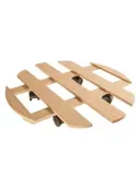 Soporte rodante 2620 - Ø35 cm - Pino - Natural