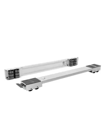 Soporte rodante extensible 2700 - 44/70 cm - Acero - Blanco