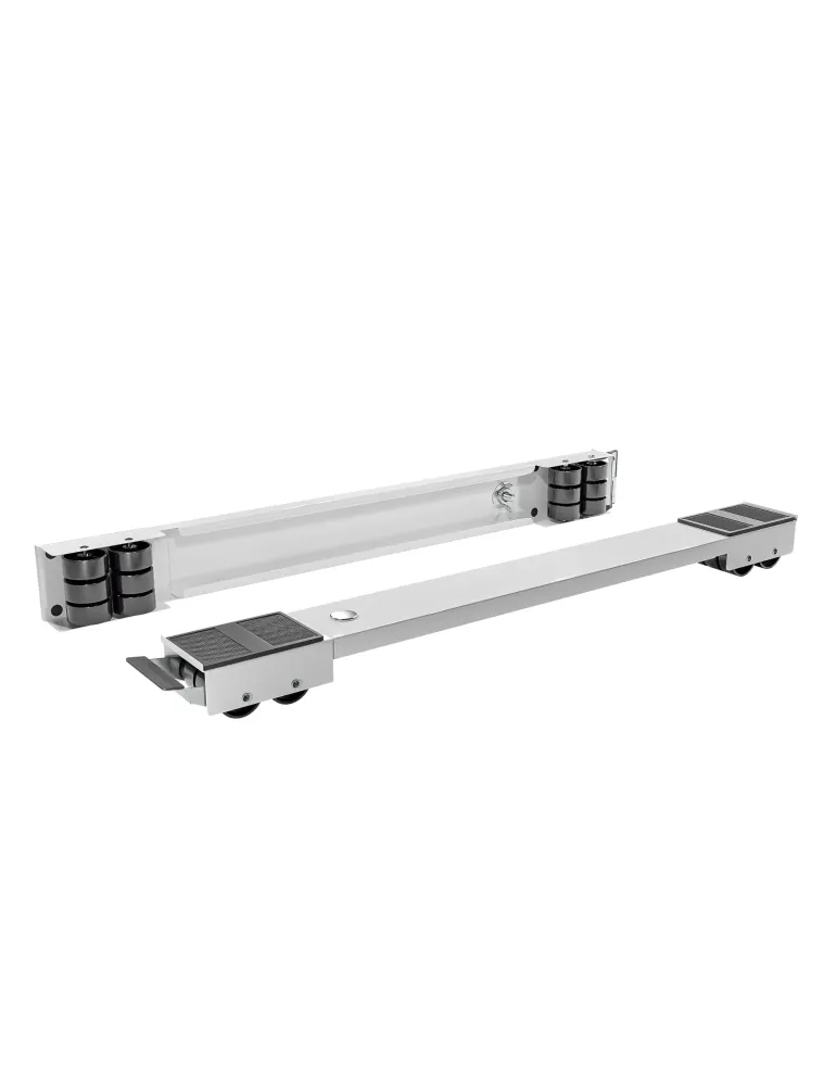 Soporte rodante extensible 2700 - 44/70 cm - Acero - Blanco