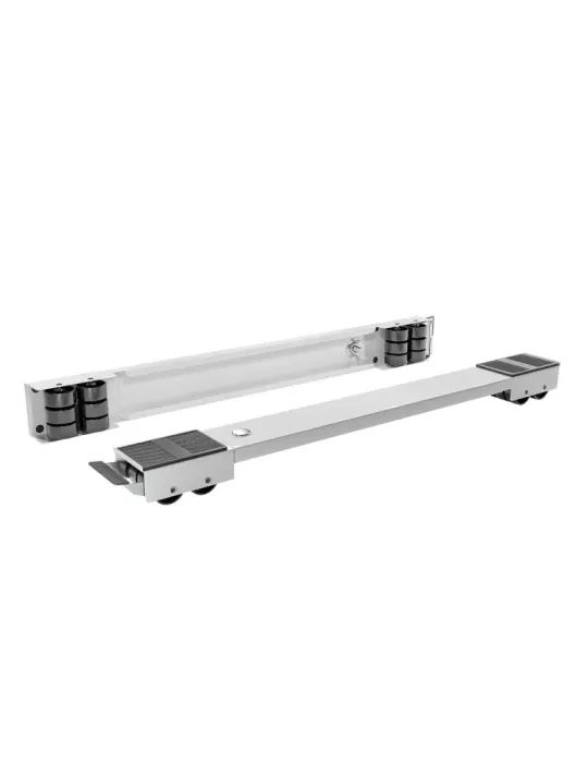 Soporte rodante extensible 2700 - 44/70 cm - Acero - Blanco
