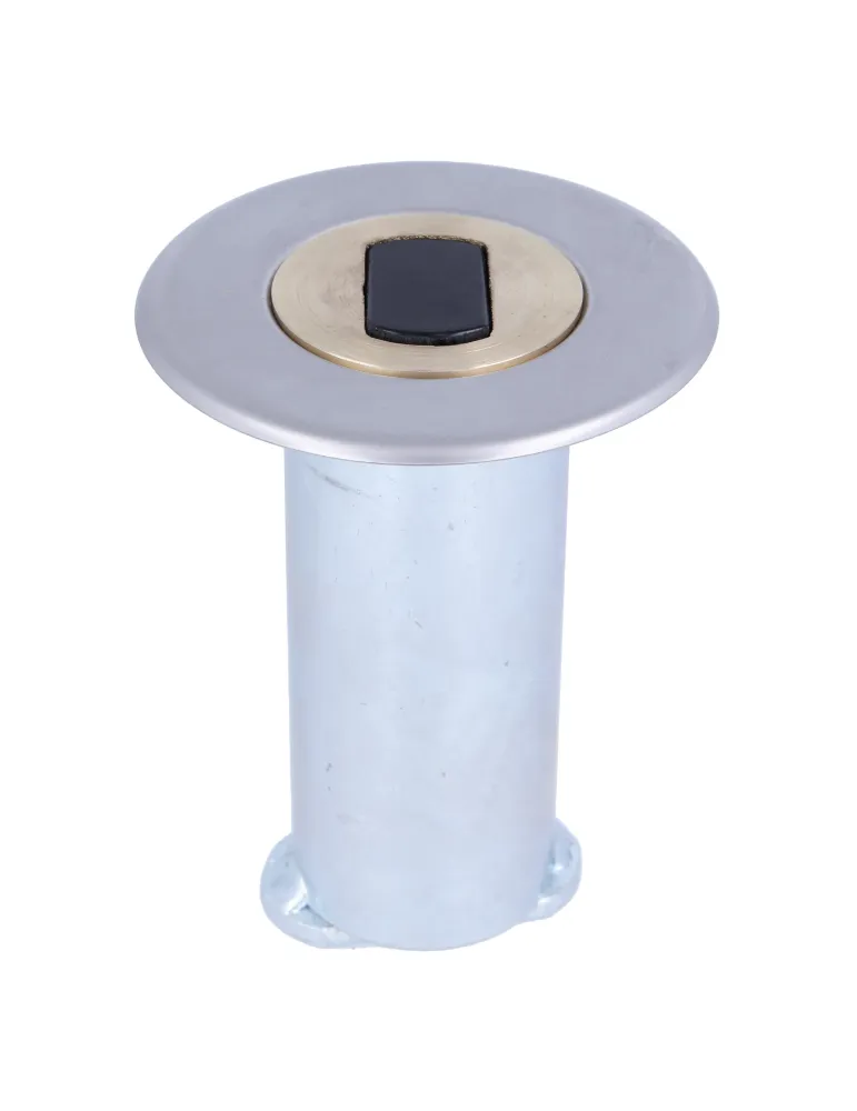 Soporte tubular 670/675 - Ø40 x 105 mm - Acero - Niquelado