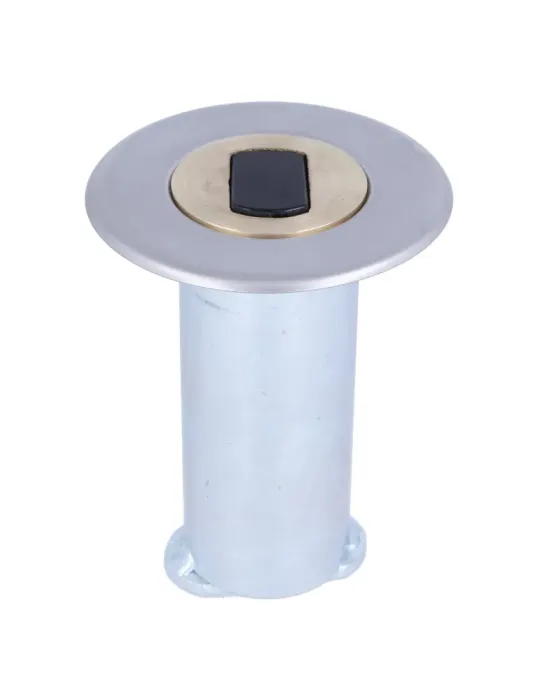 Soporte tubular 670/675 - Ø40 x 105 mm - Acero - Niquelado