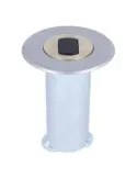 Soporte tubular 670/675 - Ø40 x 105 mm - Acero - Niquelado
