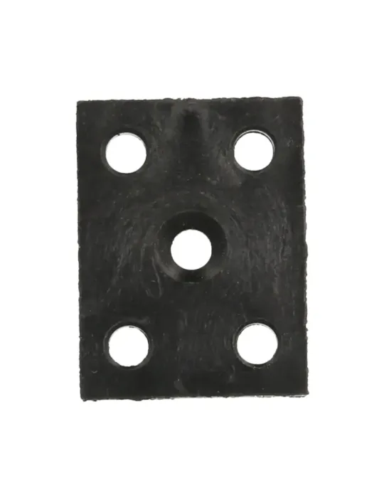Suplemento para bisagras 3040 - 37 x 28 mm - Nylon - Negro