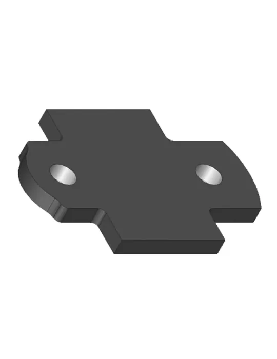 Suplemento para bloqueo españoleta 3203 - 4 mm - Nylon - Negro