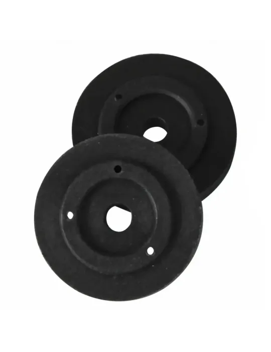 Suplemento para tope con muelle 3044 - 30 x 5 mm - Nylon - Negro