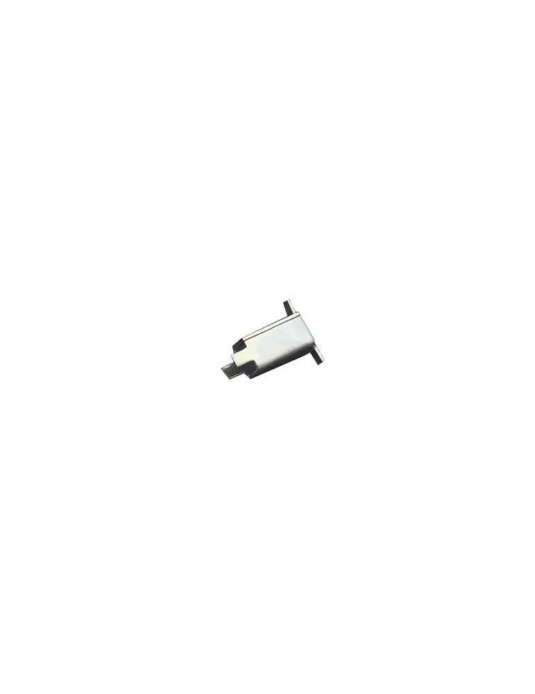 Suplemento picaporte 6 - 8 - 6 mm - Acero - Zincado