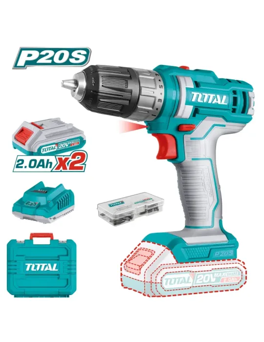 Taladro atornillador a batería TDLI200528E - 20 V
