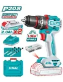 Taladro percutor brushless a batería TIDLI20558 - 20 V