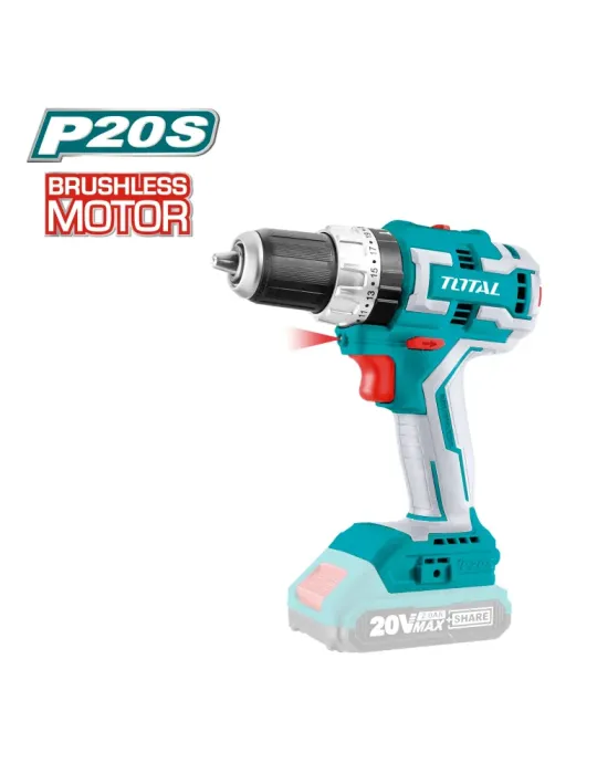 Taladro percutor brushless a batería TIDLI206081 - 20 V