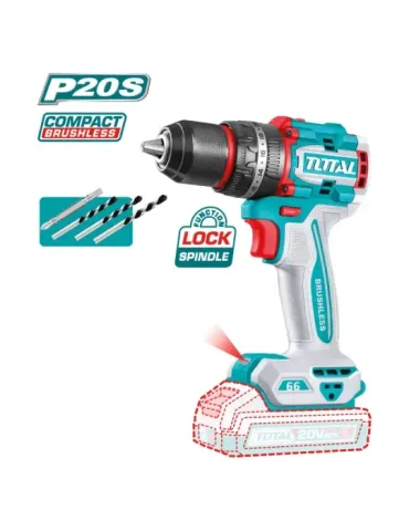 Taladro percutor brushless a batería TIDLI206681 - 20 V
