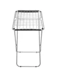 Tendedero alas plegables AERIA-A18M - 176 x 55 x 92 cm - Aluminio / Acero - Esmaltado plata/Negro