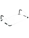 Tendedero de balcón AERIA-C10M - 105 x 55 x 25 cm - Acero / Polipropileno - Blanco/Negro