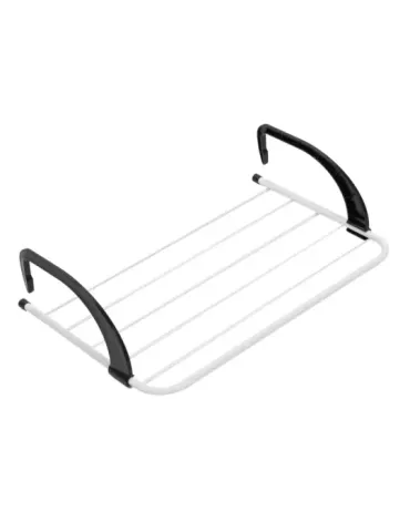 Tendedero de radiador AERIA-C3M - 51 x 33 x 13 cm - Acero / Polipropileno - Blanco/Negro