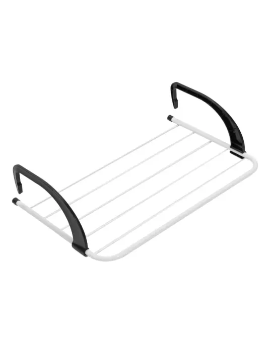 Tendedero de radiador AERIA-C3M - 51 x 33 x 13 cm - Acero / Polipropileno - Blanco/Negro