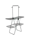 Tendedero vertical AERIA-T29M - 160 x 68 x 205 cm - Acero / Polipropileno - Negro