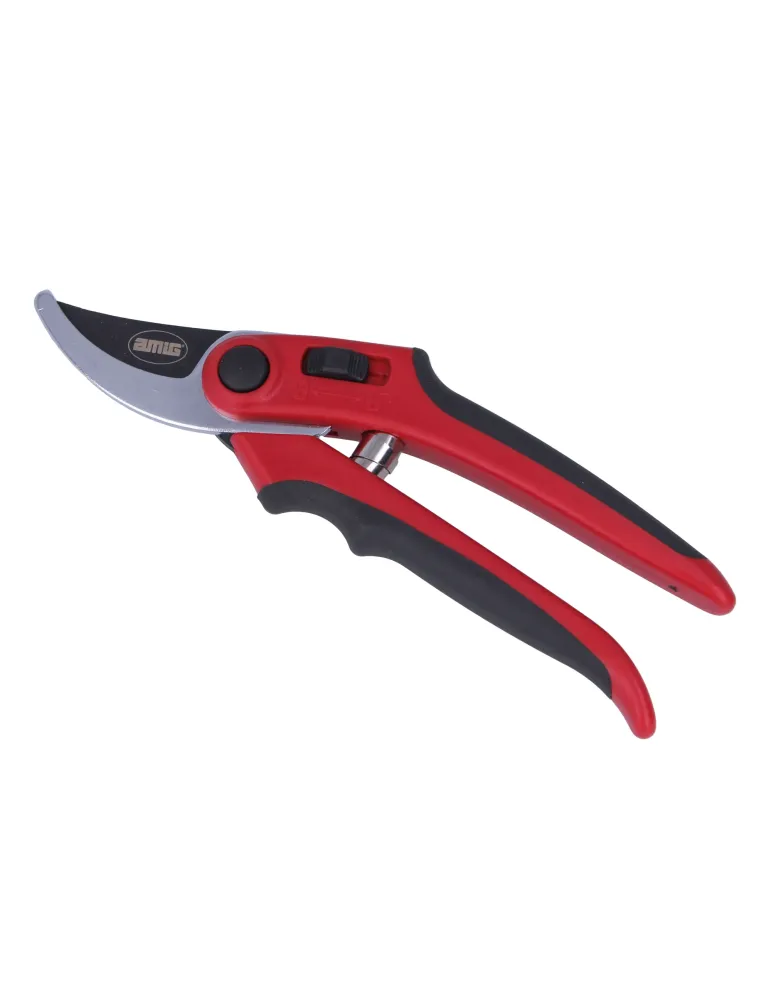 Tijera de podar P10 - 8'' - Acero - Rojo-Negro