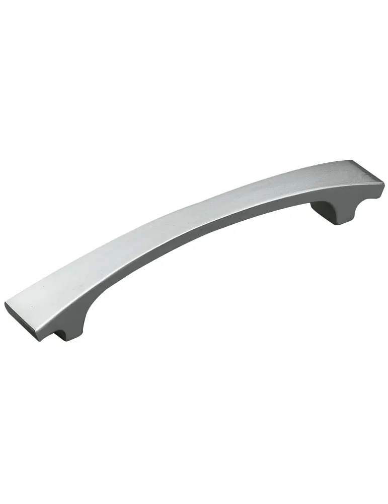 Tirador 150 - 128 mm - Zamak - Níquel cepillado