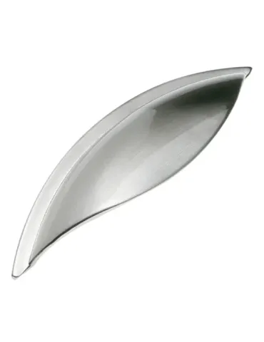 Tirador 205 - 64 mm - Zamak - Níquel cepillado