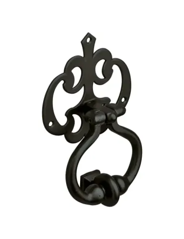 Aldaba 1 - 110 x 101 mm - Acero - Negro