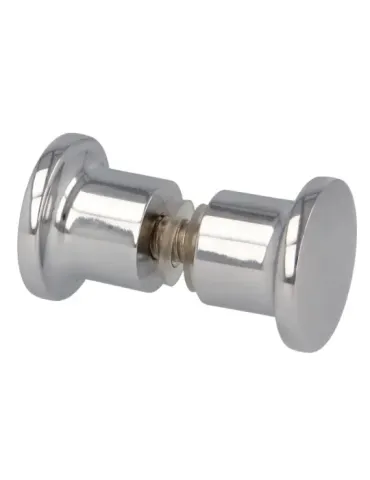 Tirador E - Ø20 x 30 mm - Zamak - Cromado brillo