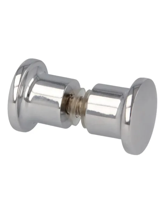 Tirador E - Ø20 x 30 mm - Zamak - Cromado brillo
