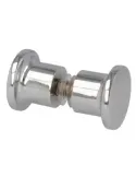 Tirador E - Ø20 x 30 mm - Zamak - Cromado brillo