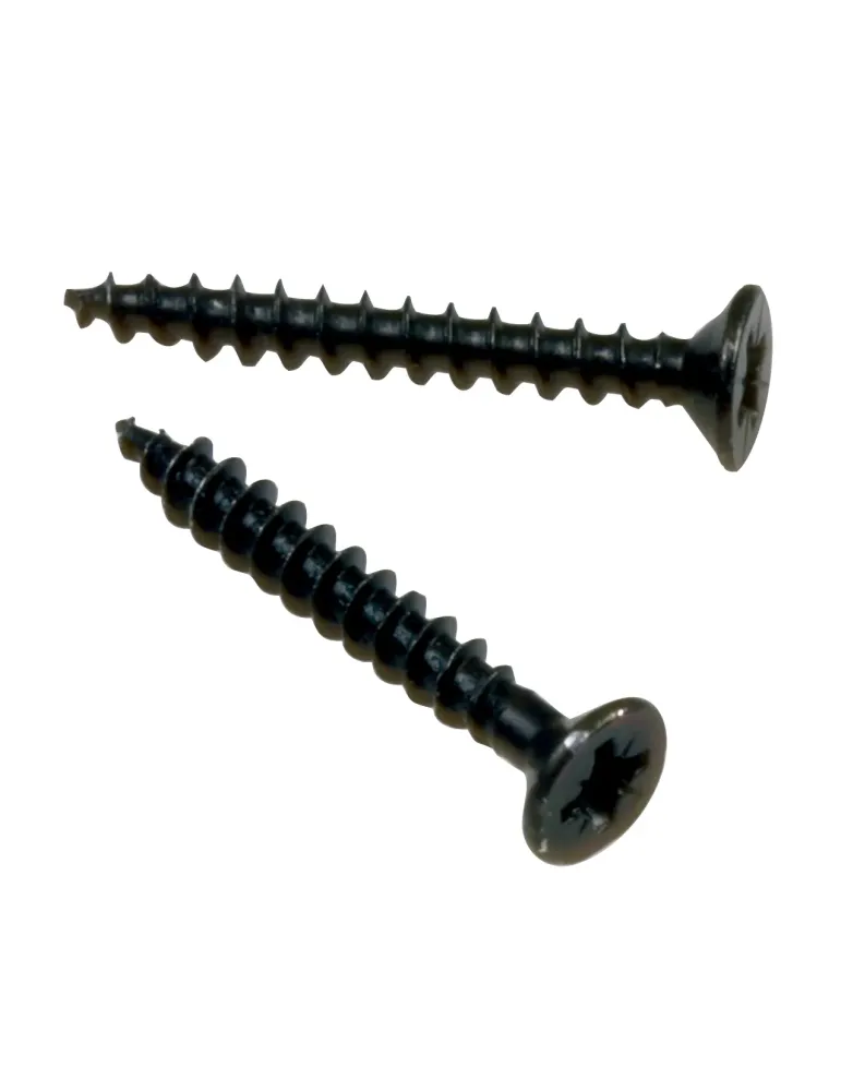 Tirafondo 4 x 30 - 4 x 30 mm - Acero - Negro