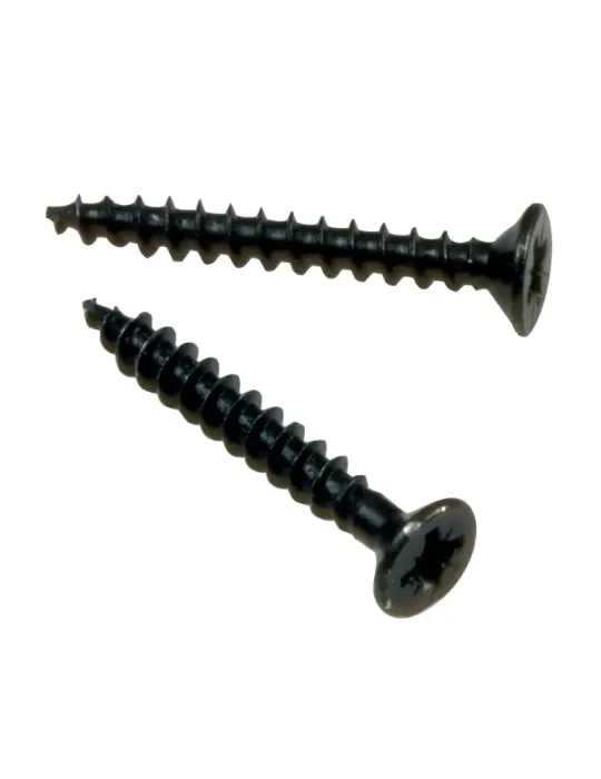 Tirafondo 4 x 30 - 4 x 30 mm - Acero - Negro