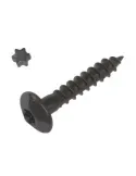 Tirafondo inviolable 7000 - M7 x 40 mm - Acero - Zincado negro