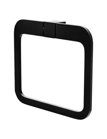 Toallero OMA-4 - 200 mm - Zamak - Negro mate