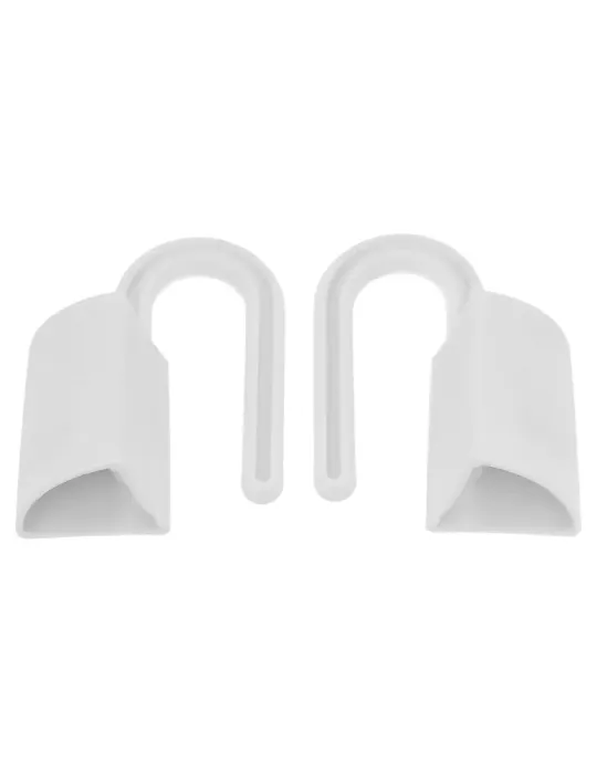 Tope bloqueo de puertas CS514 - 82 x 48 x 44 mm - PVC - Blanco