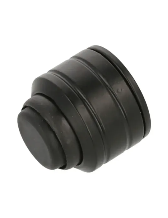 Tope para contraventana con muelle 3110 - 30 x 29 mm - Zamak - Negro