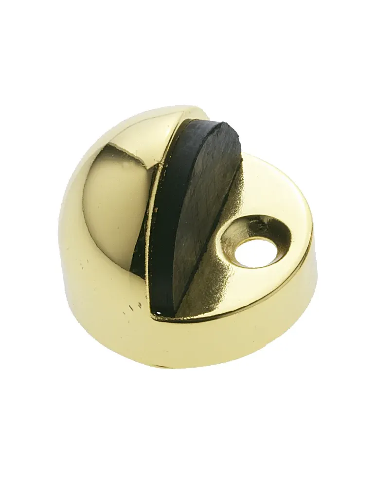 Tope puerta 102 - Ø45 mm - Zamak - Oro