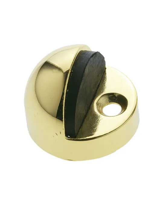 Tope puerta 102 - Ø45 mm - Zamak - Oro