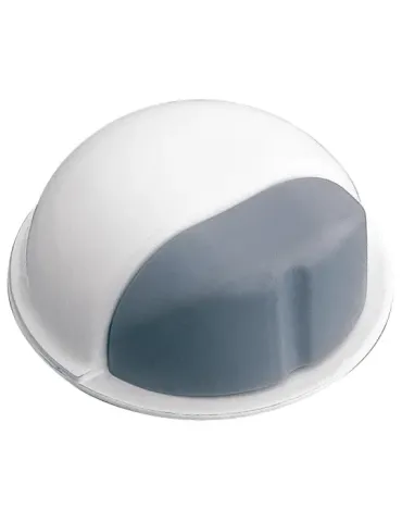 Tope puerta 401 - Ø50 mm - Acero - Blanco