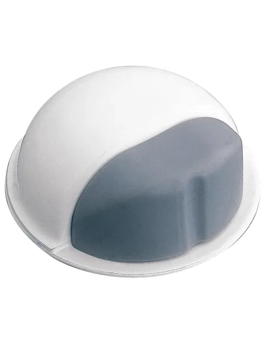 Tope puerta 401 - Ø50 mm - Acero - Blanco