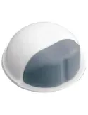 Tope puerta 401 - Ø50 mm - Acero - Blanco