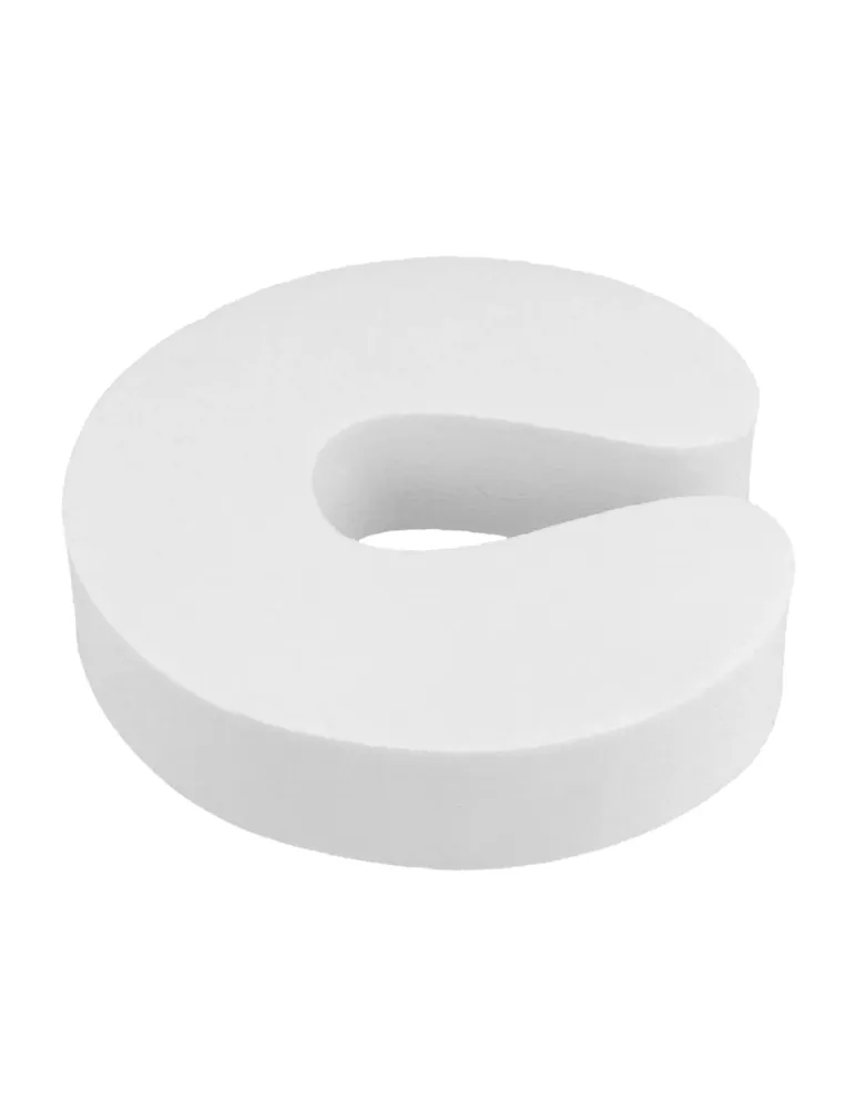 Tope salva dedos para puertas CS512 - Goma EVA - Blanco