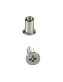 Tornillo + casquillo para fijación de mamparas Mod. 235