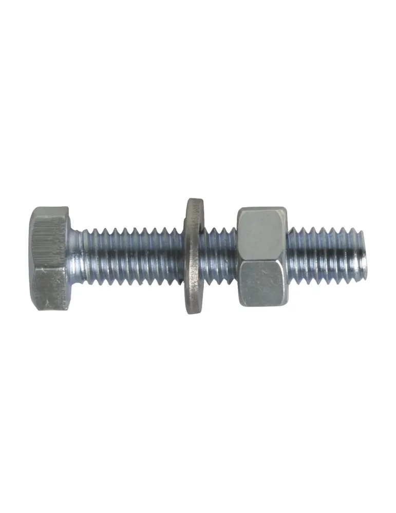 Tornillo hexagonal + tuerca + arandela