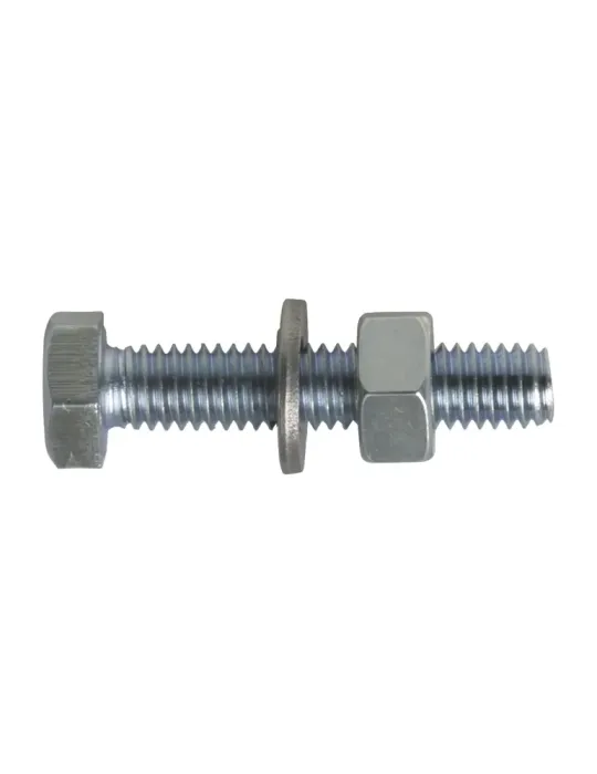 Tornillo hexagonal + tuerca + arandela